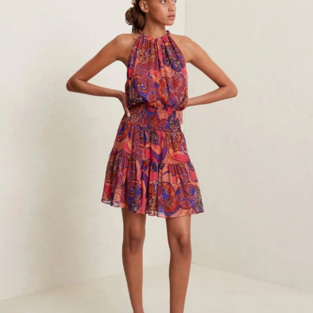 A.L.C. Cory high-neck mini dress, 6